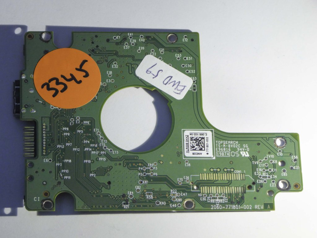 Western Digital WD10JMVW-11S5XS0 2060-771801-002 REV A  PCB for Sale