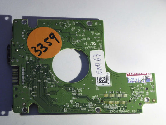 Western Digital WD10JMVW-11S5XS0 2060-771801-002 REV A  PCB for Sale