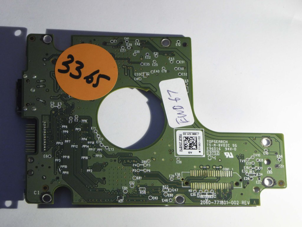 Western Digital WD10JMVW-11S5XS1 2060-771801-002 REV A  PCB for Sale