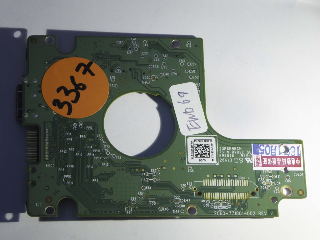 Western Digital WD10JMVW-11S5XS1 2060-771801-002 REV A  PCB for Sale