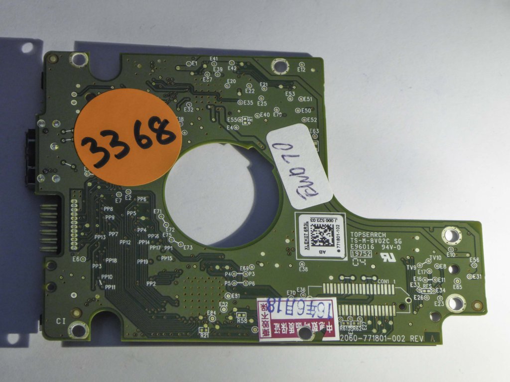 Western Digital WD10JMVW-11S5XS1 2060-771801-002 REV A  PCB for Sale