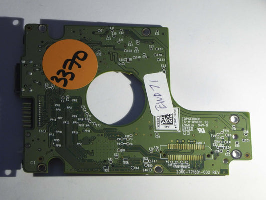 Western Digital WD10JMVW-11S5XS1 2060-771801-002 REV A  PCB for Sale
