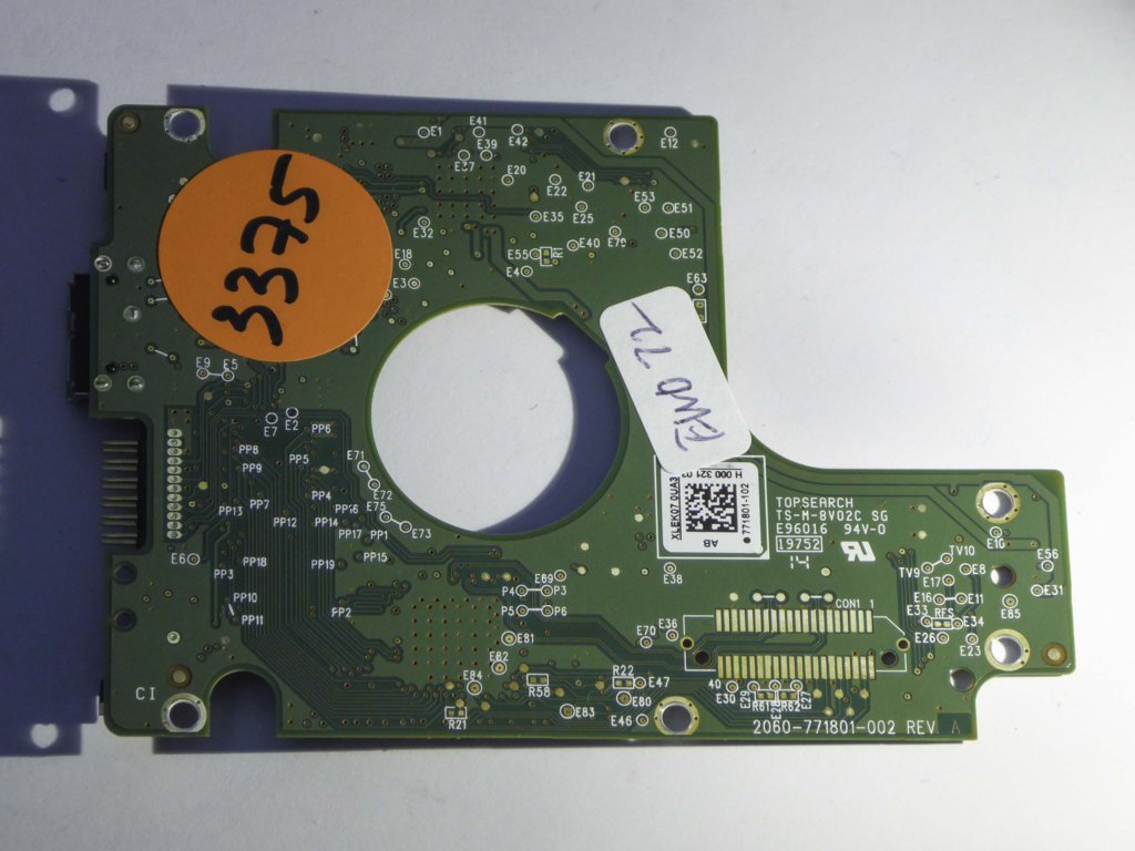 Western Digital WD10JMVW-11S5XS1 2060-771801-002 REV A  PCB for Sale