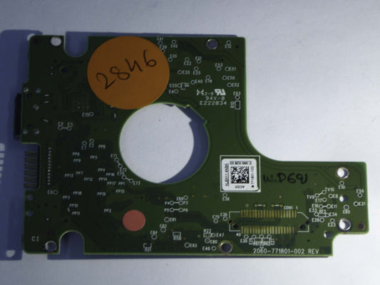 Western Digital WD10JPVT-00A1YT0 2060-771801-002 REV A  PCB for Sale