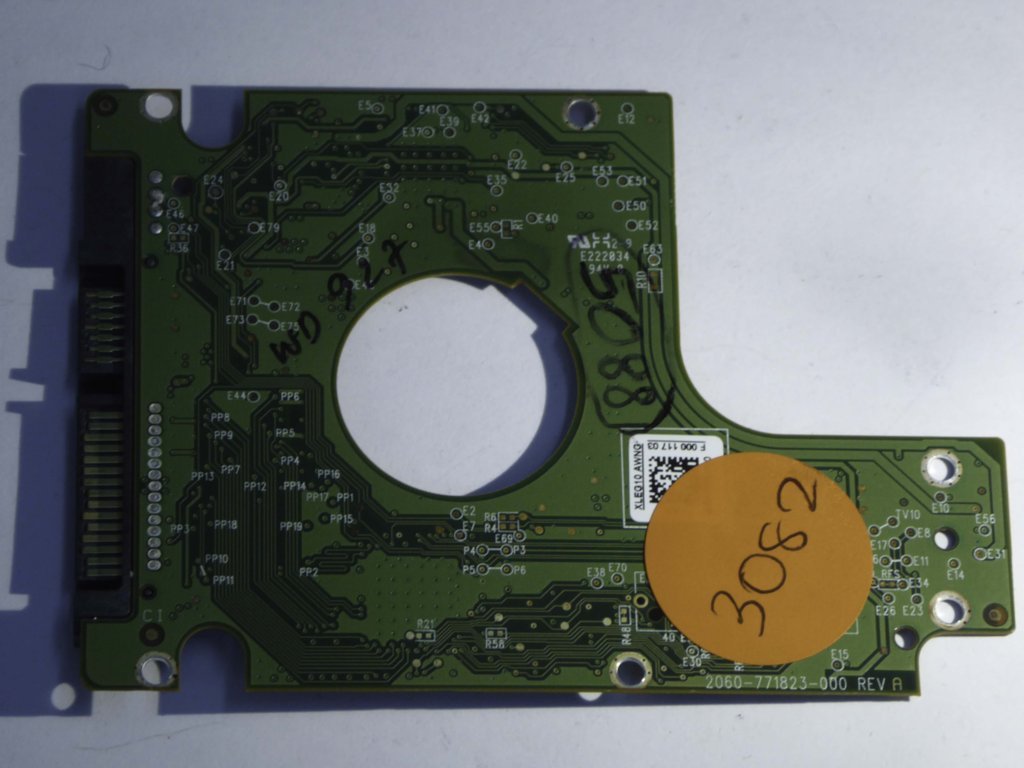 Western Digital WD10JPVT-60A1YT0 2060-771823-000 REV A  PCB for Sale