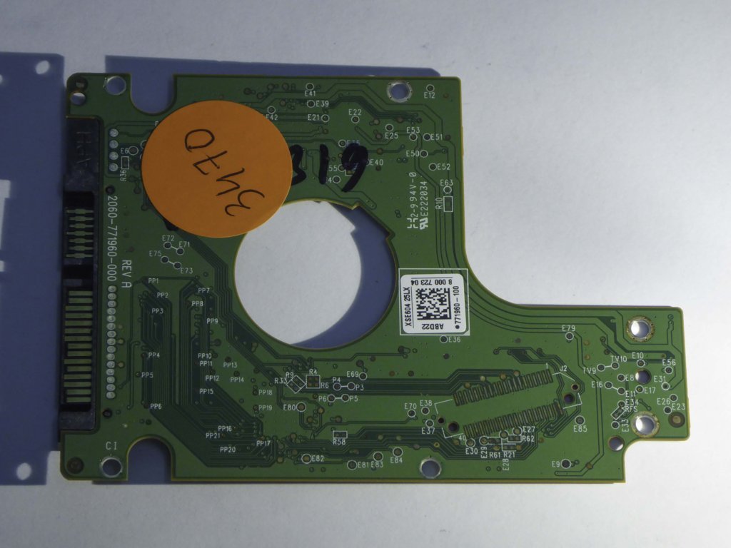 Western Digital WD10JPVX 2060-771960-000 REV A  PCB for Sale