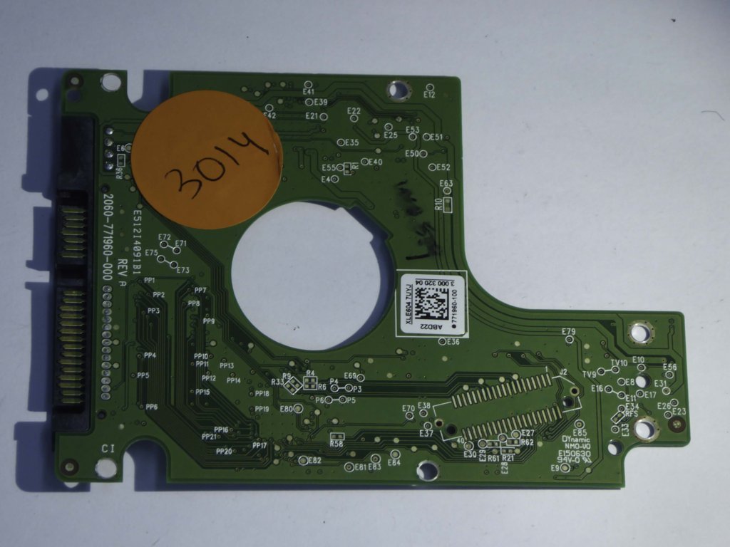 Western Digital WD10JPVX-22JC3T0 2060-771960-000 REV A  PCB for Sale