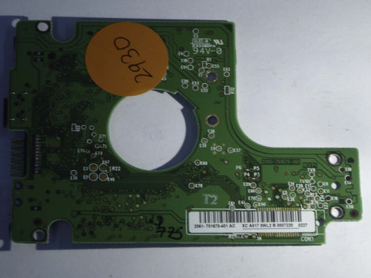 Western Digital WD10TMVV-11A27S2 2060-701675-001 REV P1  PCB for Sale