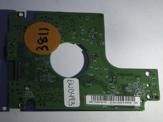 Western Digital WD10TMVV-11A27S2 2060-701675-001 REV P1  PCB for Sale