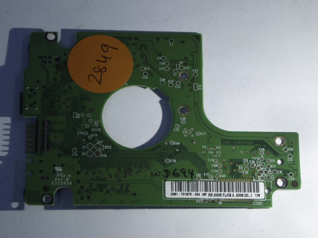 Western Digital WD10TMVV-11BG7S0 2060-701675-004 REV A  PCB for Sale