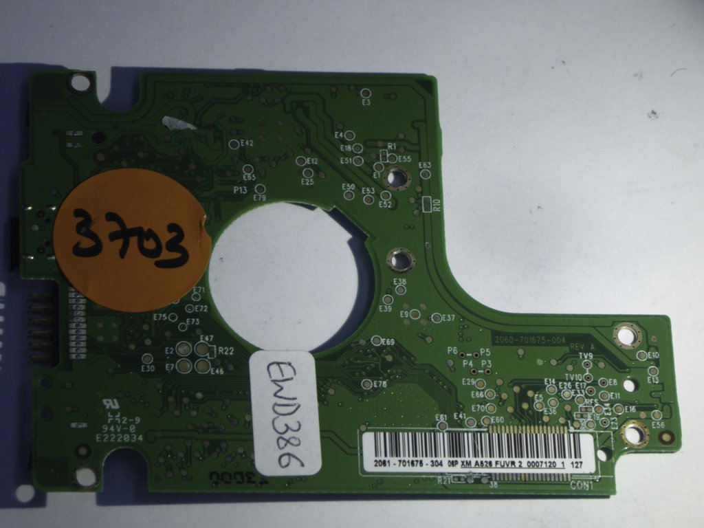 Western Digital WD10TMVV-11BG7S0 2060-701675-004 REV A  PCB for Sale