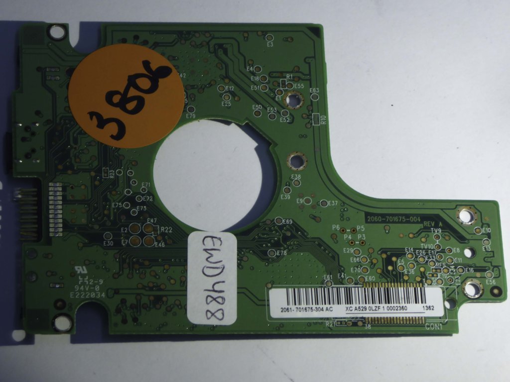 Western Digital WD10TMVV-11BG7S0 2060-701675-004 REV A  PCB for Sale