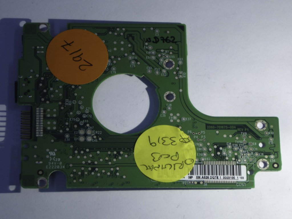 Western Digital WD10TMVV-11BG7S0 2060-701675-004 REV P1  PCB for Sale