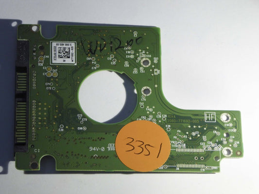 Western Digital WD10TMVV-11TK7S1 2060-771692-005 REV A  PCB for Sale