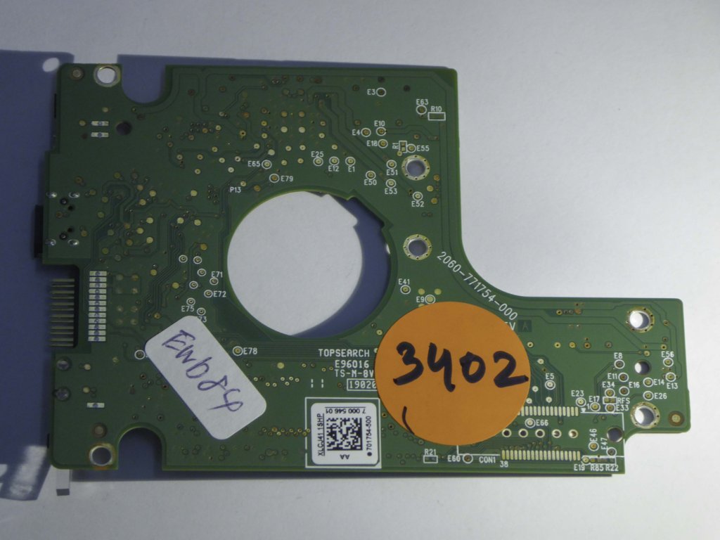 Western Digital WD10TMVV-11TK7S1 2060-771754-000 REV A  PCB for Sale