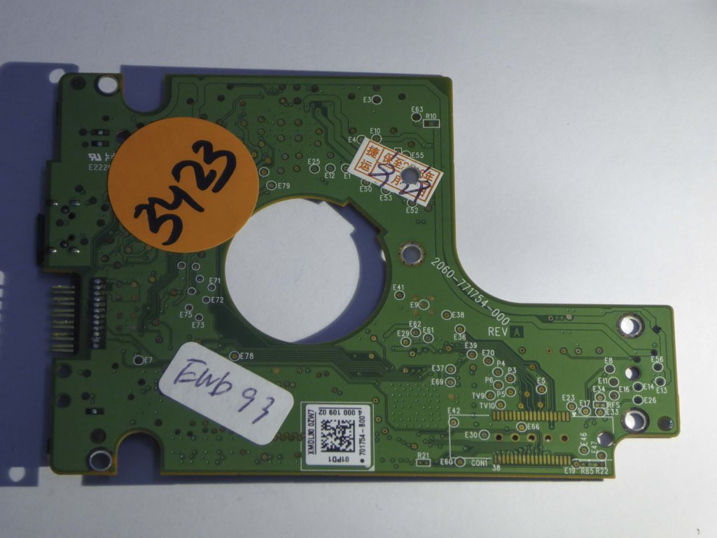 Western Digital WD10TMVV-11TK7S1 2060-771754-000 REV A  PCB for Sale
