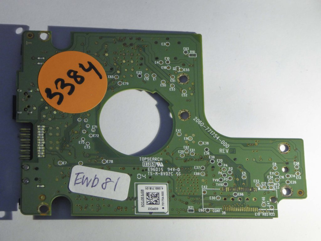 Western Digital WD10TMVV-11TK7S1 2060-771754-000 REV P1  PCB for Sale