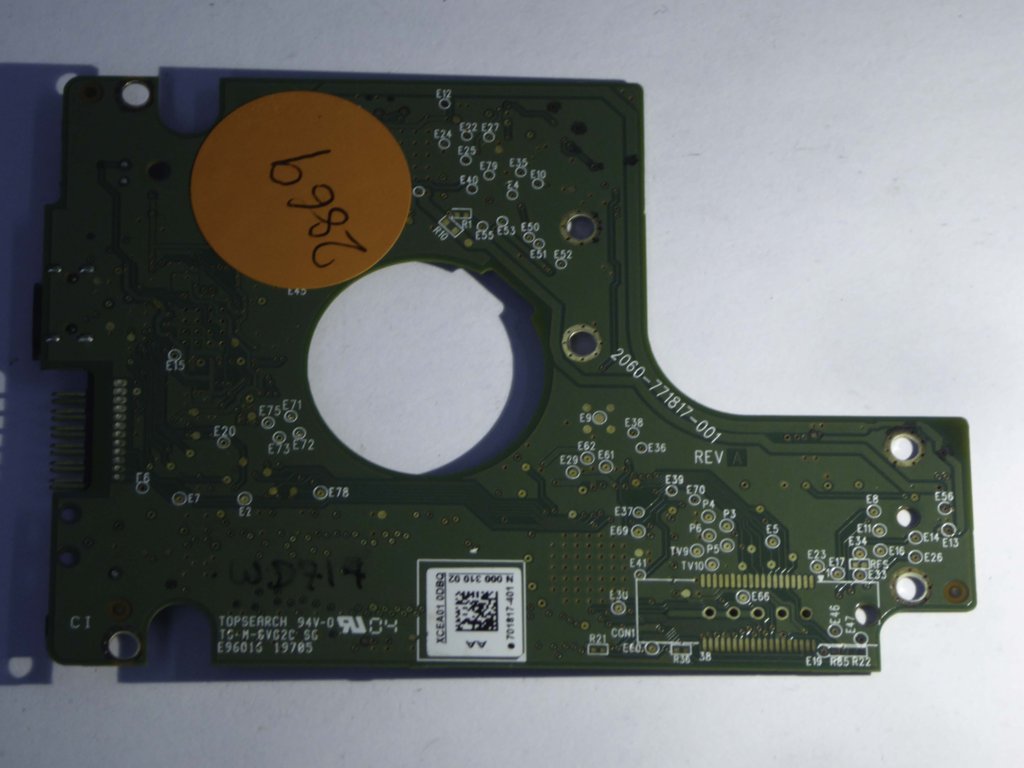Western Digital WD10TMVV-11TK7S2 2060-771817-001 REV A  PCB for Sale