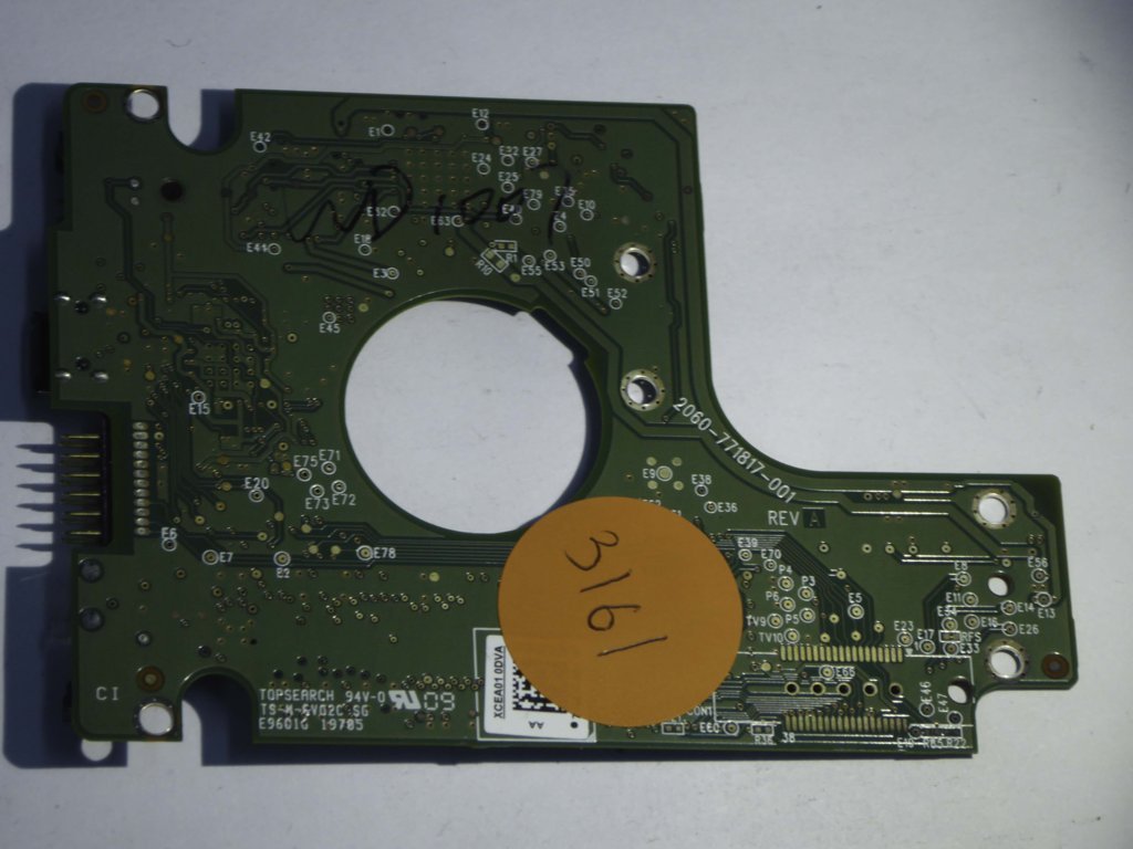 Western Digital WD10TMVV-11TK7S2 2060-771817-001 REV A  PCB for Sale