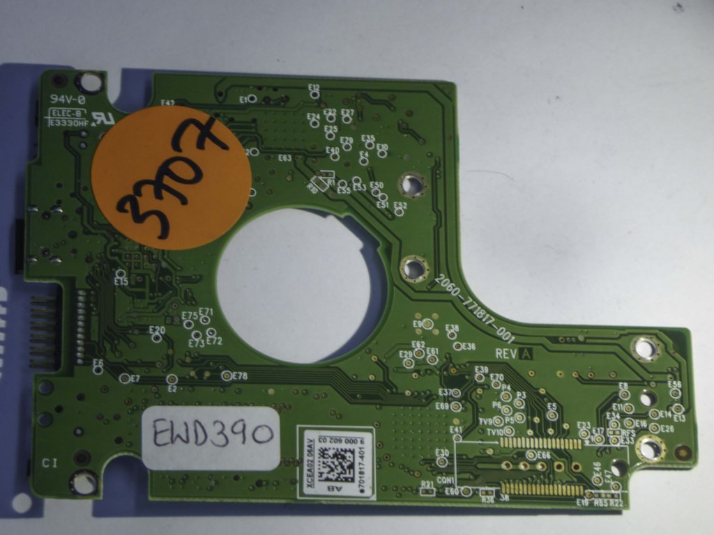 Western Digital WD10TMVV-11TK7S2 2060-771817-001 REV A  PCB for Sale