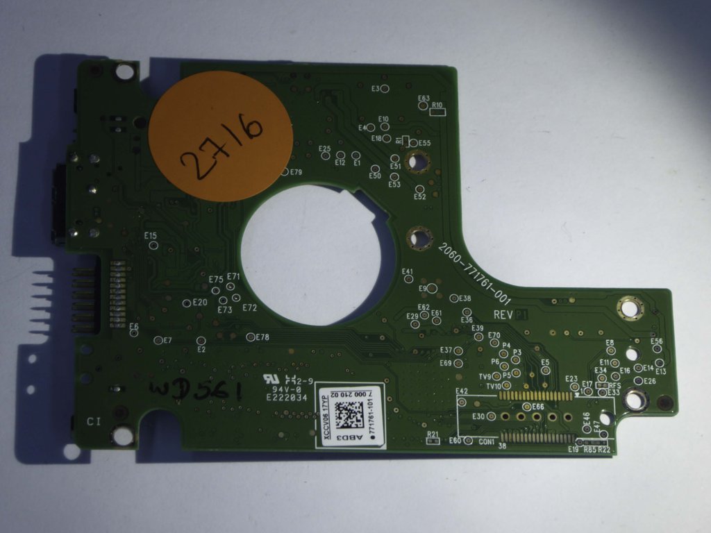 Western Digital WD10TMVW-11SMS4 2060-771761-001 REV P1  PCB for Sale