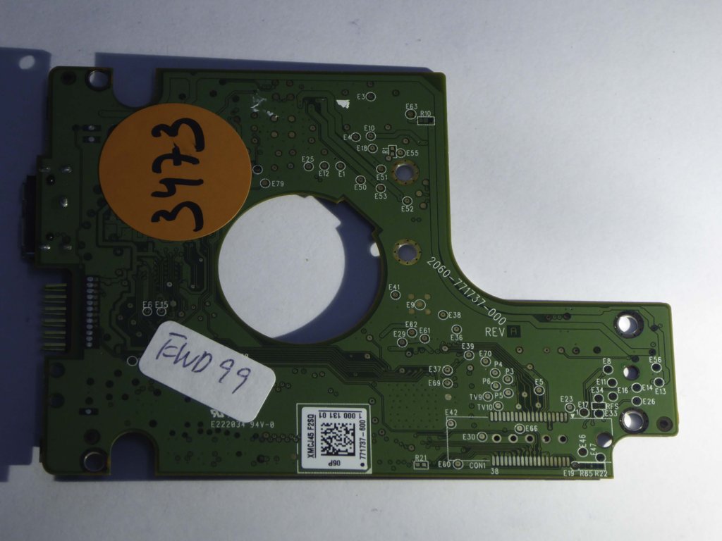 Western Digital WD10TMVW-11ZSMS1 2060-771737-000 REV A  PCB for Sale