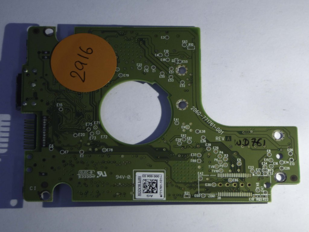 Western Digital WD10TMVW-11ZSMS4 2060-771761-001 REV A  PCB for Sale