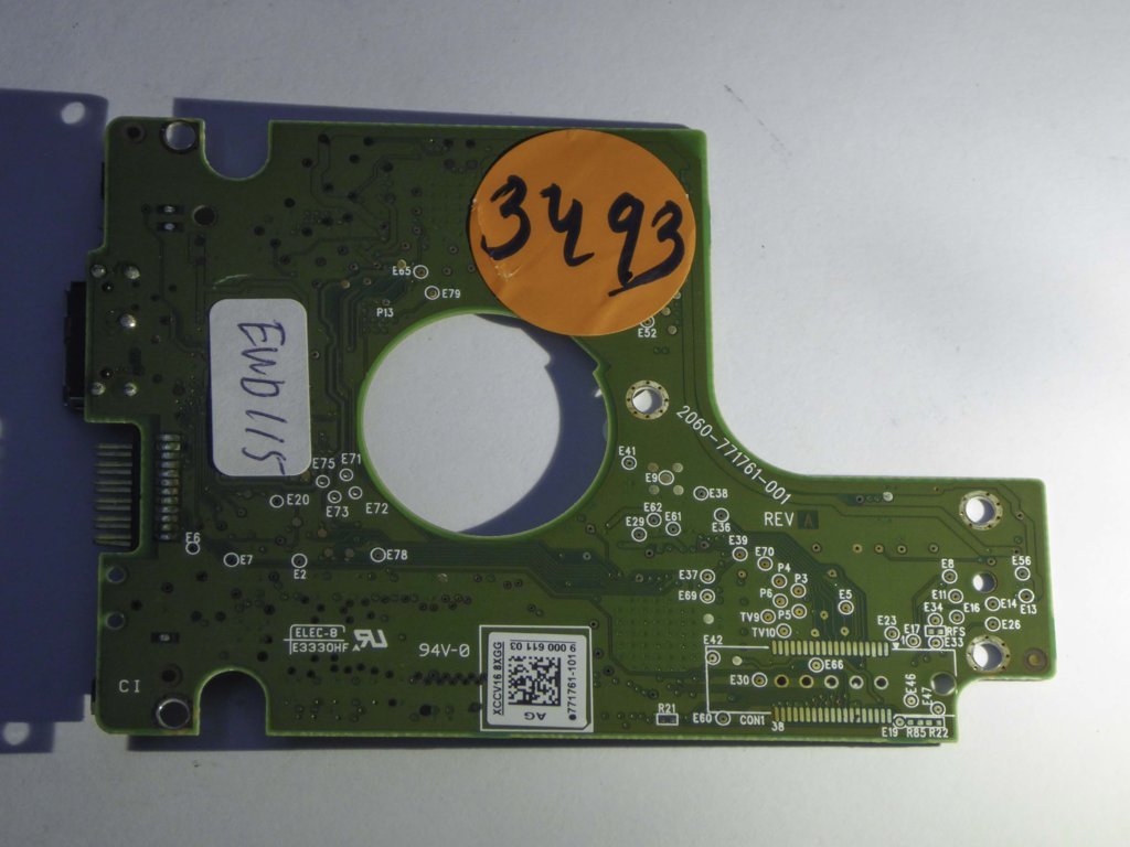 Western Digital WD10TMVW-11ZSMS4 2060-771761-001 REV A  PCB for Sale