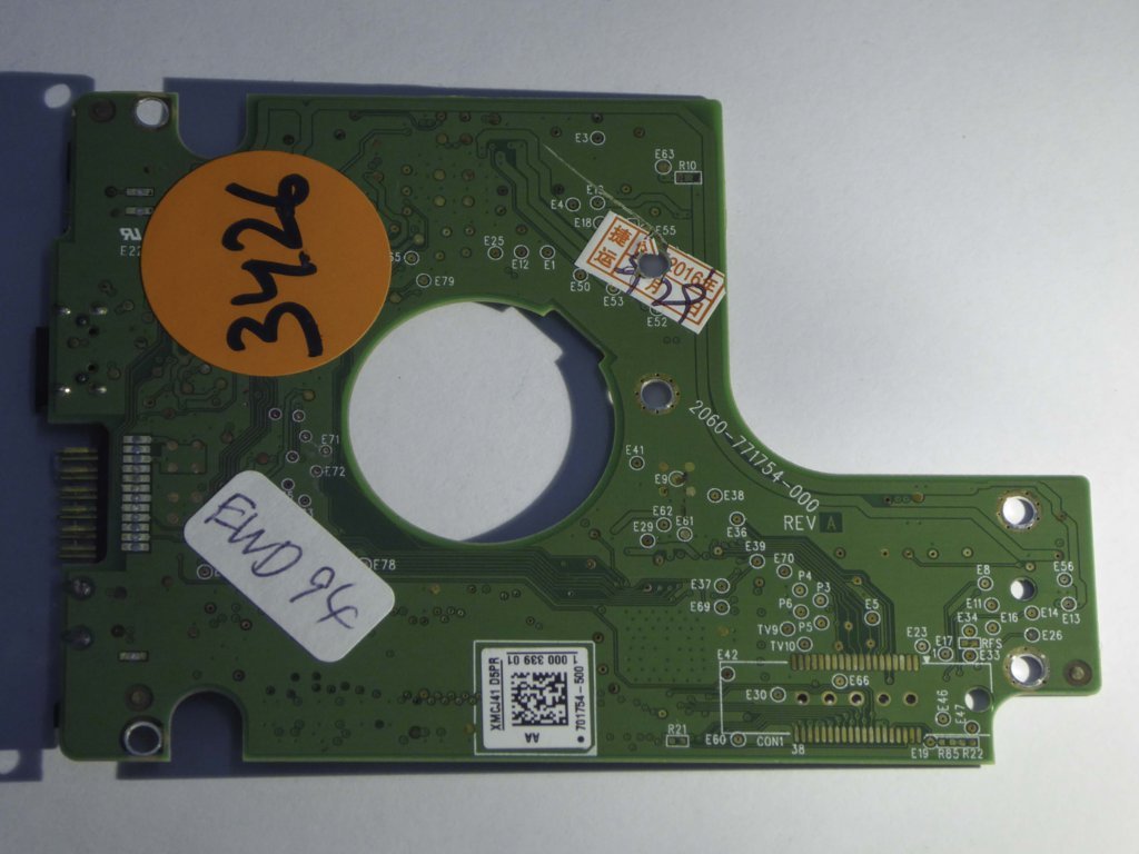 Western Digital WD10TMVW-11ZSMS5 2060-771754-000 REV A  PCB for Sale