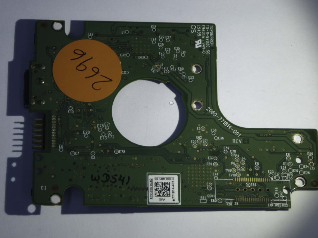 Western Digital WD10TMVW-11ZSMS5 2060-771814-001 REV A  PCB for Sale