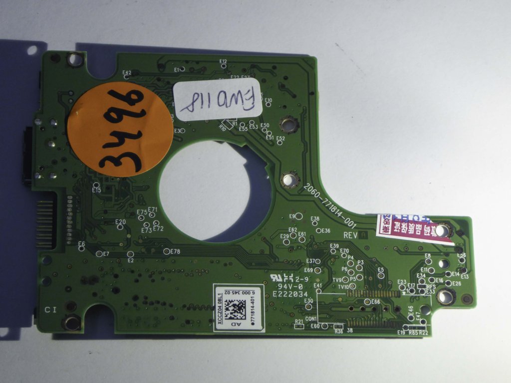 Western Digital WD10TMVW-11ZSMS5 2060-771814-001 REV A  PCB for Sale