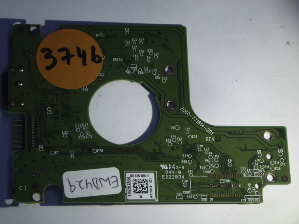 Western Digital WD10TMVW-11ZSMS5 2060-771814-001 REV A  PCB for Sale