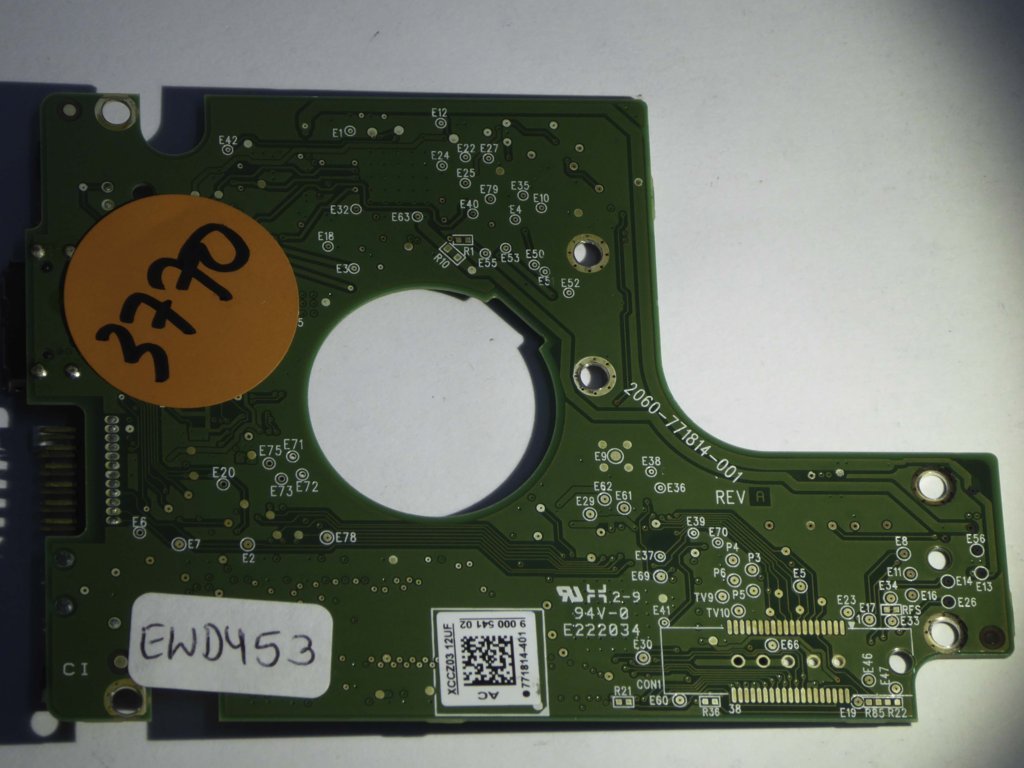Western Digital WD10TMVW-11ZSMS5 2060-771814-001 REV A  PCB for Sale