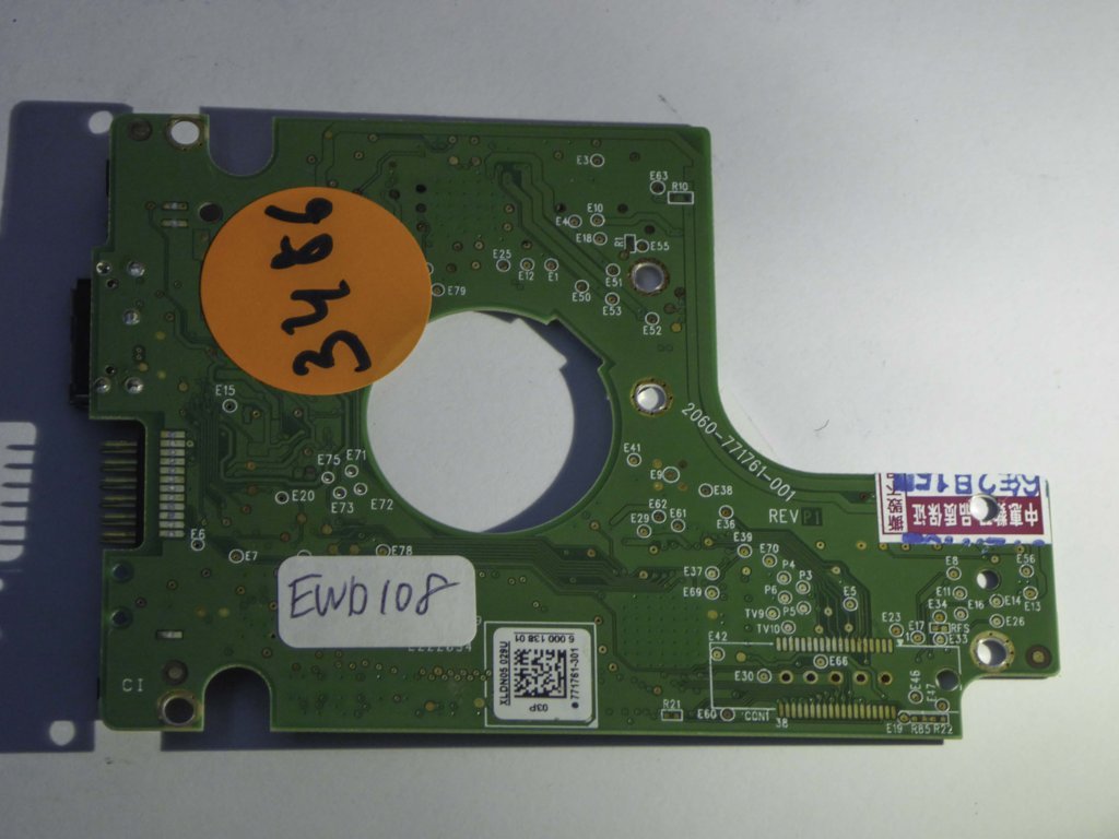 Western Digital WD10TMVW-11ZSMS5 2060-771814-001 REV P1  PCB for Sale