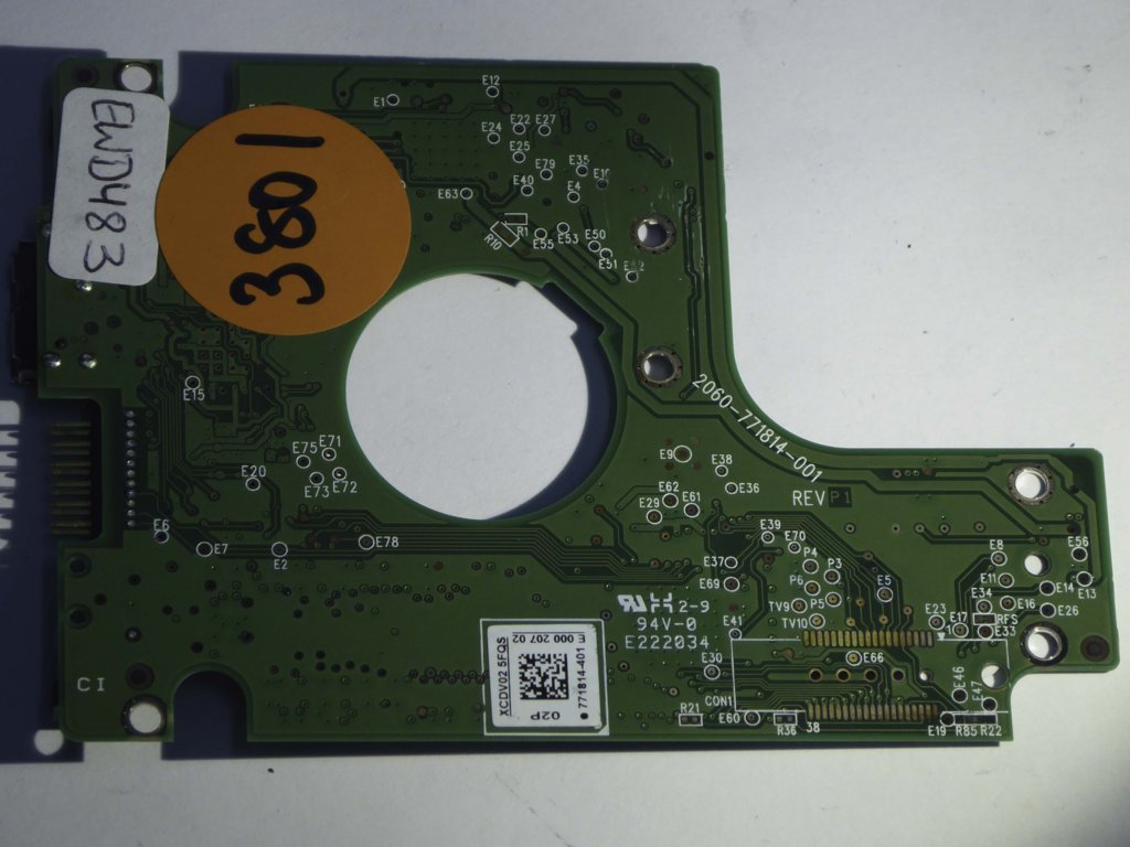 Western Digital WD10TMVW-11ZSMS5 2060-771814-001 REV P1  PCB for Sale