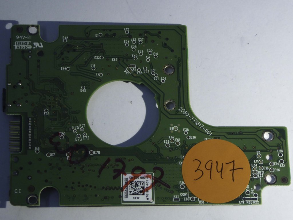 Western Digital WD10TMVW-ITK7S2 2060-771817-001 REV A  PCB for Sale