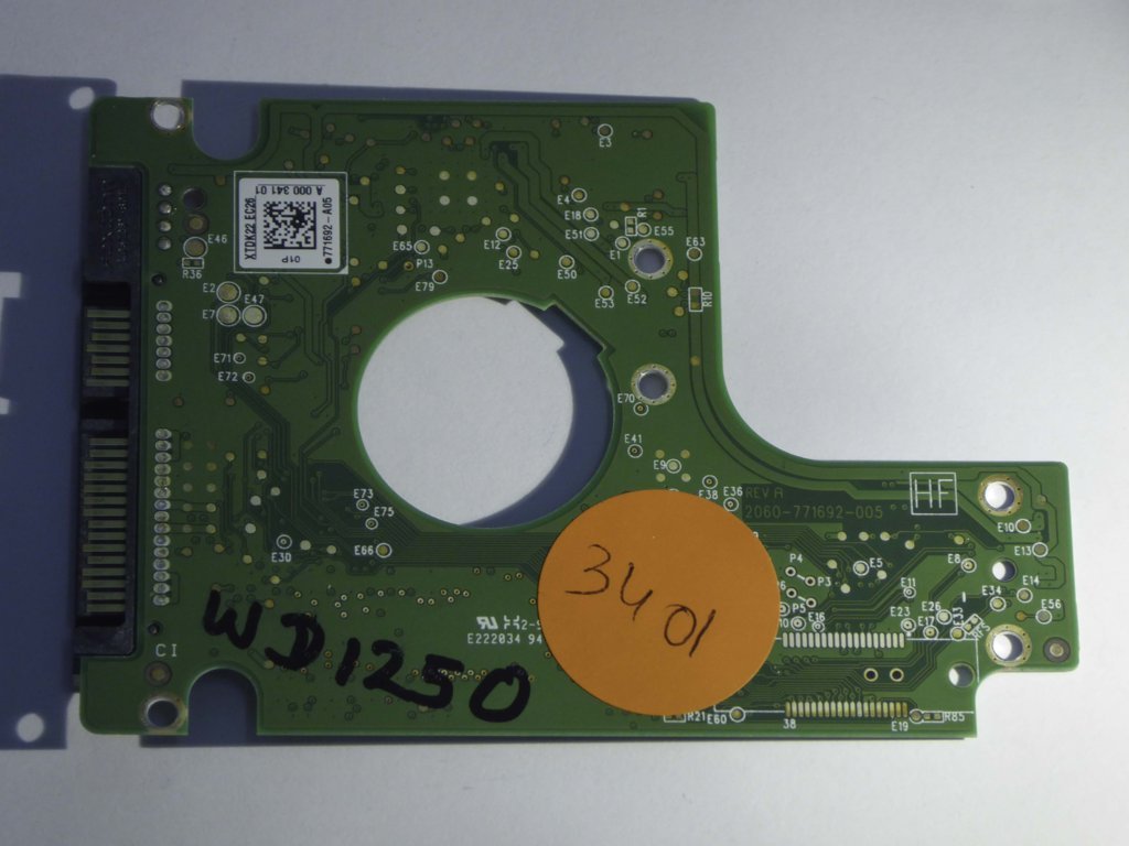 Western Digital WD10TPVT-00U4BT1 2060-771692-005 REV A  PCB for Sale