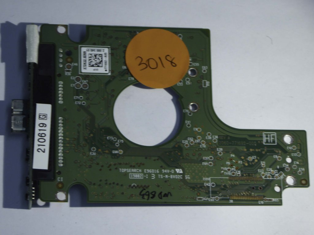 Western Digital WD10TPVT-00U4RT1 2060-771692-005 REV A  PCB for Sale