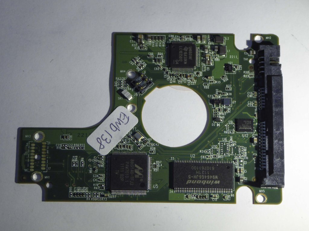 Western Digital WD10TPVT-00U4RT1 2060-771692-005 REV A  PCB for Sale