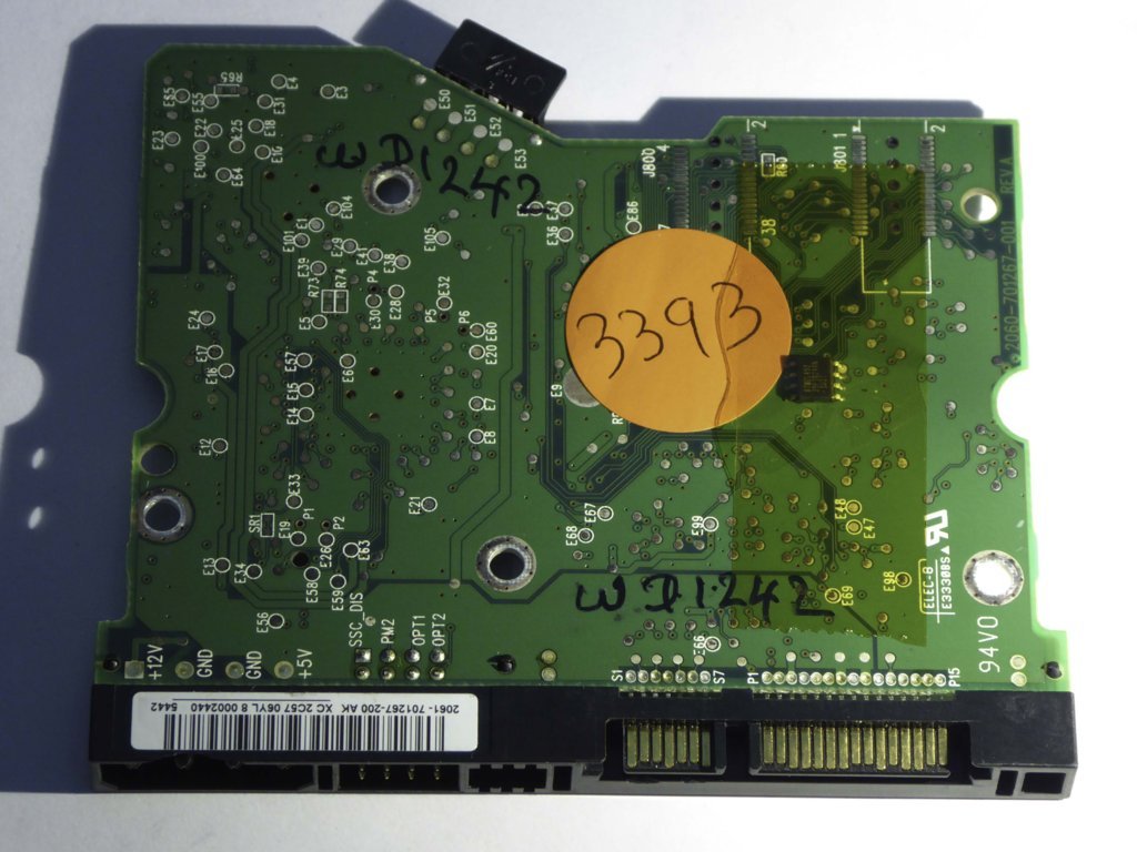 Western Digital WD1200JD-00HBC0 2060-701267-001 REV A  PCB for Sale