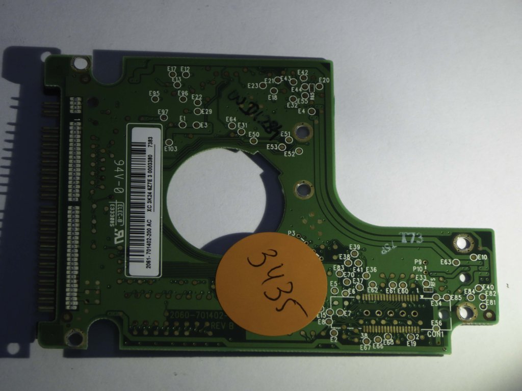 Western Digital WD1200UE-00KVT0 2060-701402-002 REV B  PCB for Sale