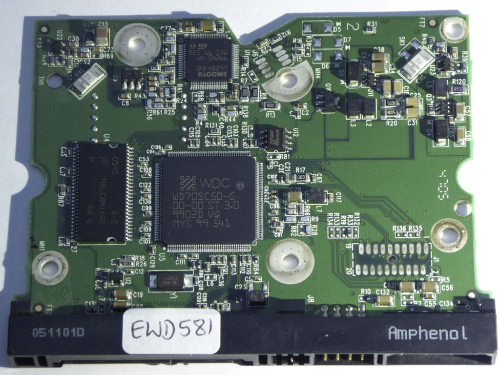 Western Digital WD1500ADFD-00NLR0 2060-701384-002 REV P1  PCB for Sale