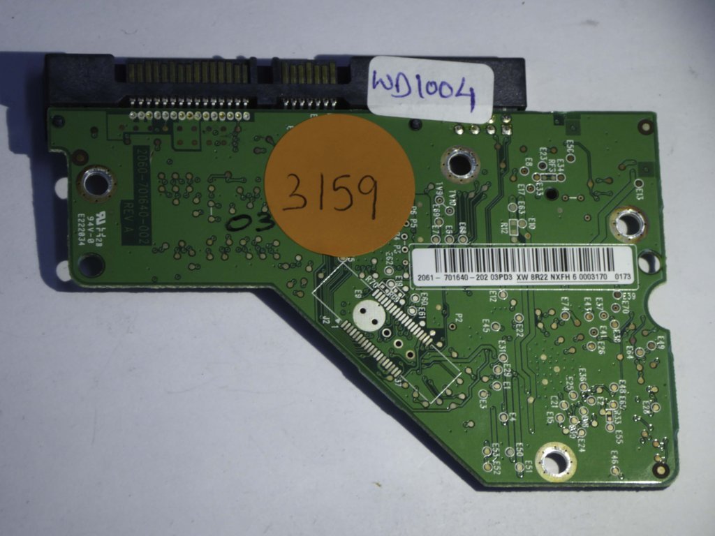 Western Digital WD15EADS0-0P8B0 2060-701640-002 REV A  PCB for Sale