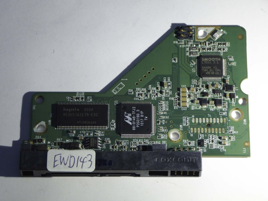 Western Digital WD15EARS-00MVWB0 2060-771698-002 REV P1  PCB for Sale