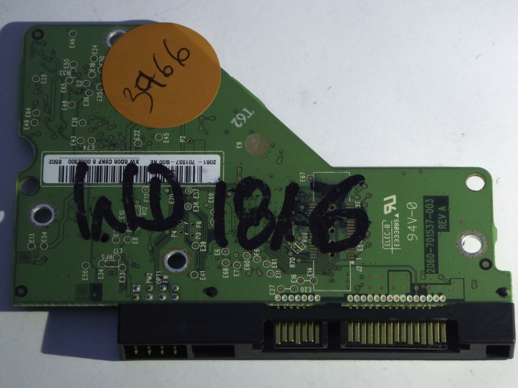 Western Digital WD1600AAJS-00B4A0 2060-701537-003 REV A  PCB for Sale