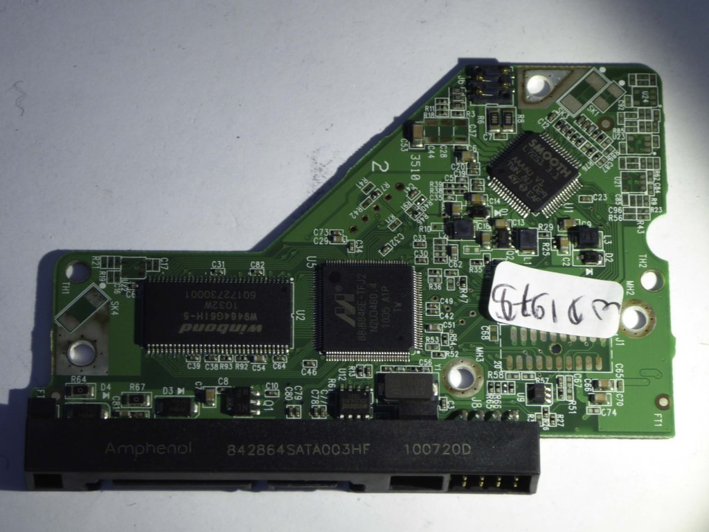 Western Digital WD1600AAJS-75M0A0 2060-701590-001 REV B  PCB for Sale