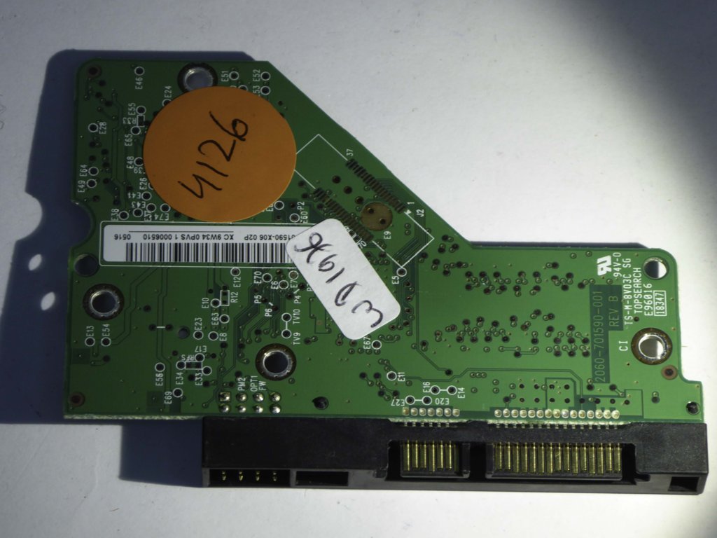 Western Digital WD1600AAJS-75M0A0 2060-701590-001 REV B  PCB for Sale