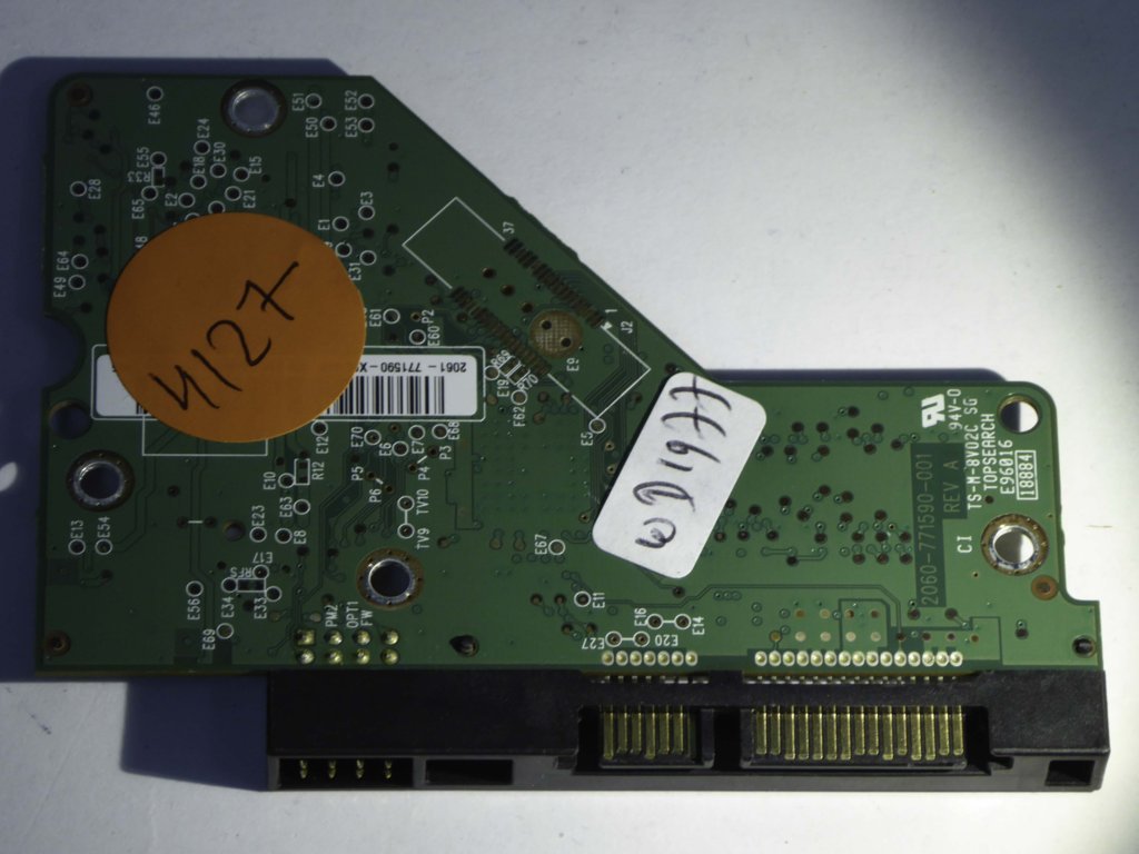 Western Digital WD1600AAJS-75M0A0 2060-771590-001 REV A  PCB for Sale