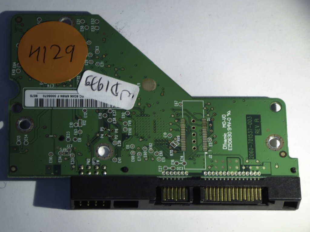 Western Digital WD1600AAJS00B4A0 2060-701537-003 REV A  PCB for Sale