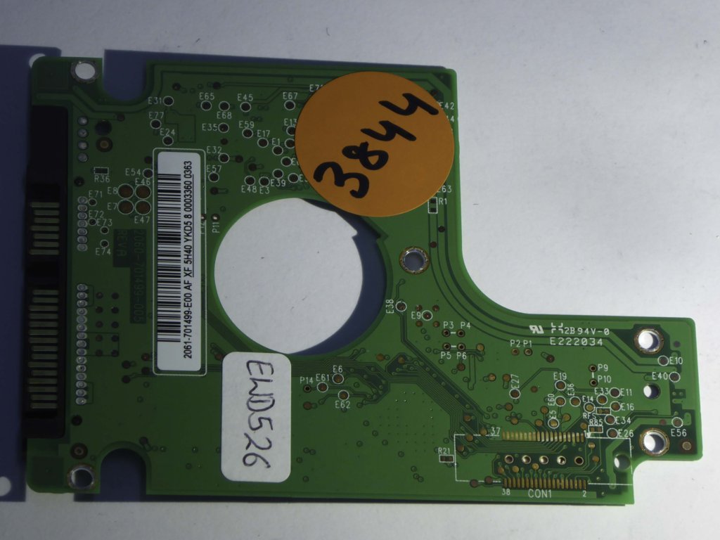 Western Digital WD1600BEVS-08VAT2 2060-701499-005 REV A  PCB for Sale